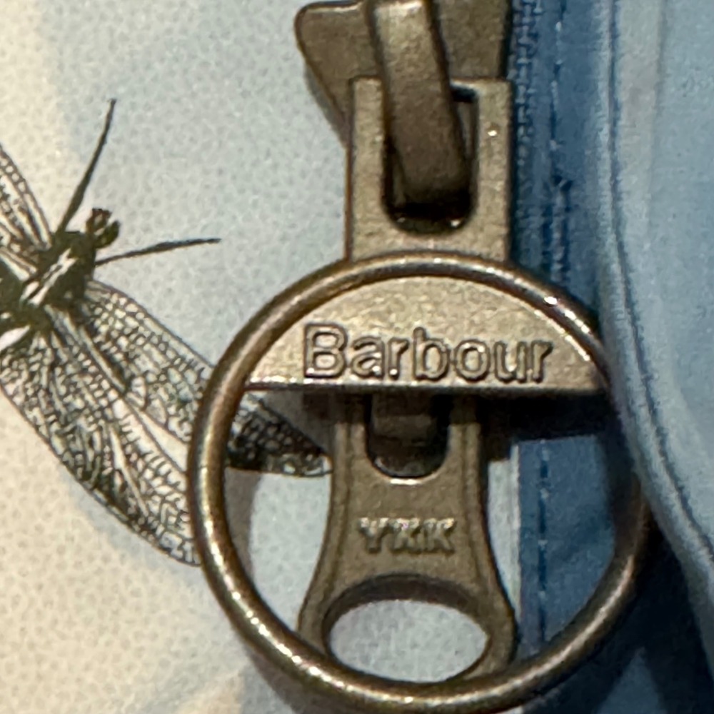 BARBOUR Waterproof Breathable Hooded Raincoat Light Blue Women's 4 $398 - Picture 11 of 12